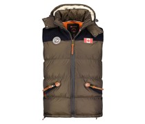 Steppweste khaki