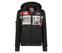 Sweatjacke schwarz