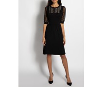 Jerseykleid schwarz