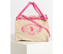 Handtasche sand/pink