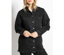 Jeansbluse schwarz