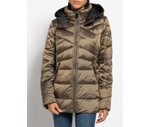 Steppjacke khaki/braun