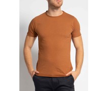 T-Shirt braunorange meliert