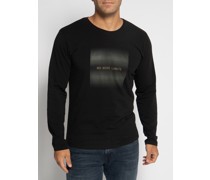Langarm Longsleeve schwarz