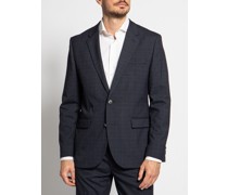 Baukasten-Sakko navy kariert