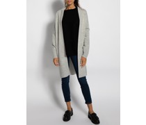 Strickjacke hellgrau meliert