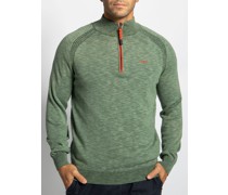 Pullover grün meliert