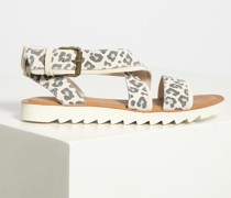 Sandalen beige/grau