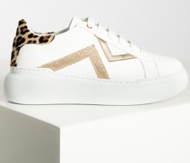 Sneaker weiß/gold