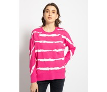 Sweatshirt pink/weiß