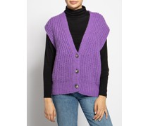 Strickweste lila