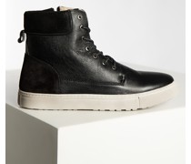 Schnürboots schwarz