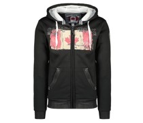 Sweatjacke schwarz