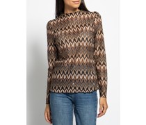 Langarm Longsleeve braun