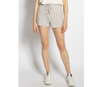 Strickshorts hellgrau meliert