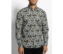 Hemd Slim Fit beige/multi
