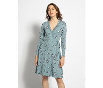 Wickelkleid hellblau