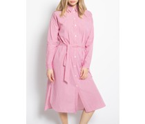 Hemdblusenkleid rot/weiß