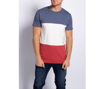 T-Shirt blau/weiß/rot