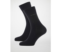Socken 2er Set schwarz