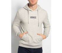 Hoodie grau meliert