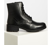 Schnürboots schwarz
