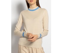 Pullover beige/blau
