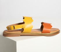 Sandalen dunkelorange/gelb