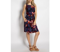 Kleid navy/bordeaux