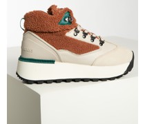 Schnürboots beige