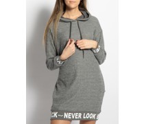 Sweatkleid grau meliert
