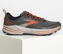 Trailrunning Schuhe grau/orange