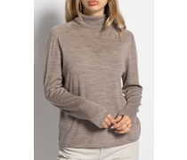 Rollkragenpullover grau meliert