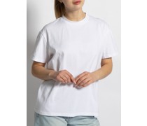 T-Shirt weiß/magenta