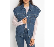 Jeans Jeansweste jeansblau