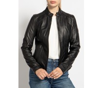 Lederjacke schwarz