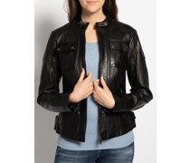 Lederjacke schwarz