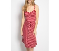 Jerseykleid rot/weiß