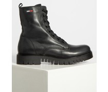 Schnürboots schwarz