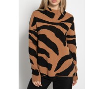 Pullover braun/schwarz