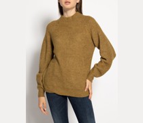 Pullover oliv meliert