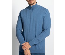 Pullover blau meliert