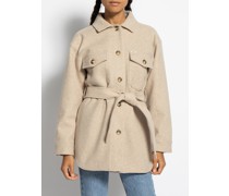Hemdjacke beige meliert