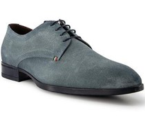 Derby Schuhe Velours