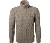 Rollkragenpullover Schurwolle