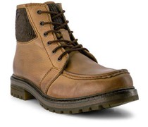 Schnürboots Schuhe Glattleder