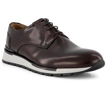 Derby Schuhe Glattleder
