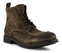 Schnürstiefeletten Schuhe Velours