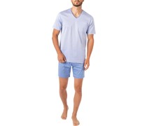 Pyjama Schlafanzüge Jersey-Baumwolle