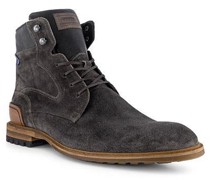 Schnürstiefeletten Velours